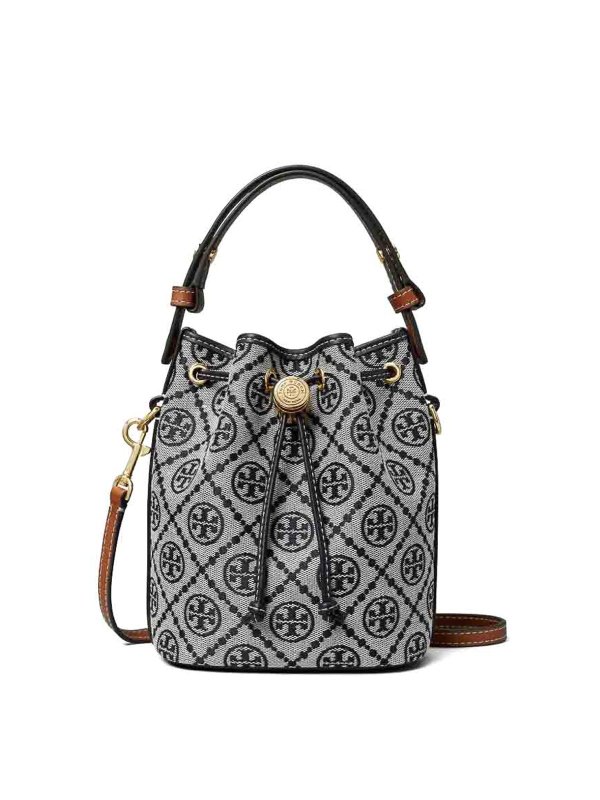 TORY BURCH: バケットバッグ - バケットバッグ - ブルー