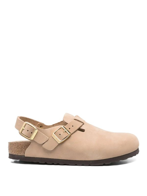 BIRKENSTOCK: Mocasines y Zapatillas - Mocasines - Beis