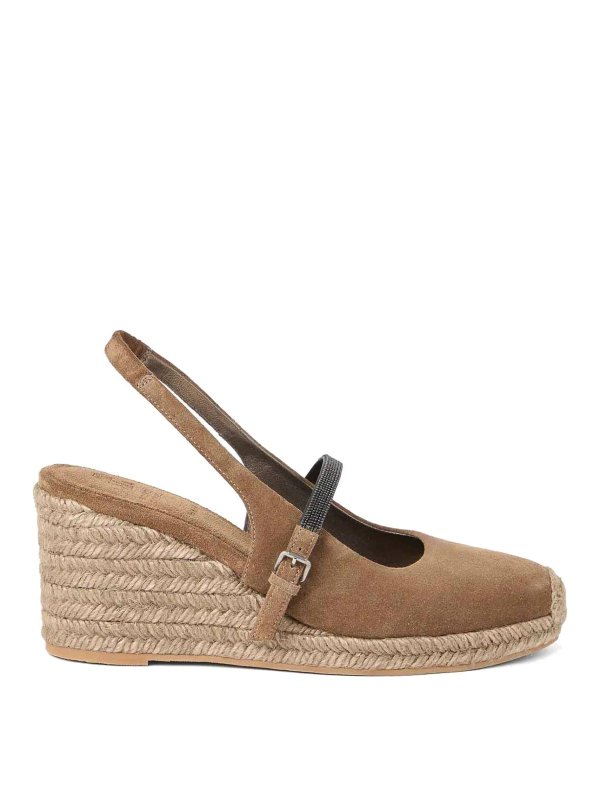 BRUNELLO CUCINELLI: エスパドリーユ - エスパドリーユ - ブラウン