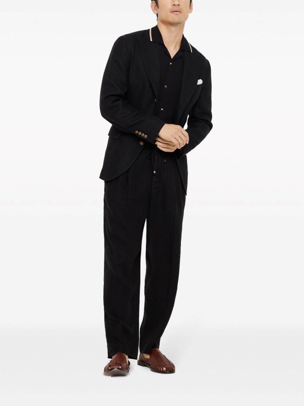 The Best Shops BRUNELLO CUCINELLI: カジュアルトラウザー - カジュアルパンツ - 黒