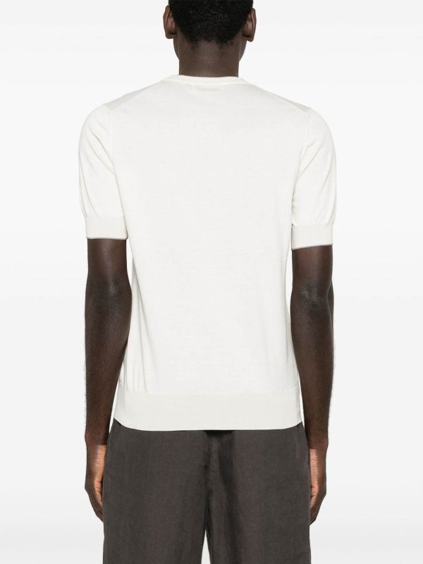 BRUNELLO CUCINELLI: Col bateau online - Pull Col Bateau - Blanc