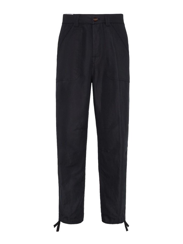 BRUNELLO CUCINELLI: Casual Hosen - Casual Hose - Schwarz