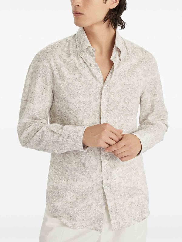 BRUNELLO CUCINELLI: Hemden online - Hemd - Weiß