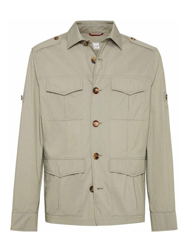BRUNELLO CUCINELLI: trench coats - Waterproof jacket jacket