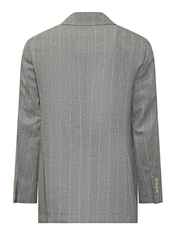 BRUNELLO CUCINELLI: ブレザー online - ブレザー - グレー