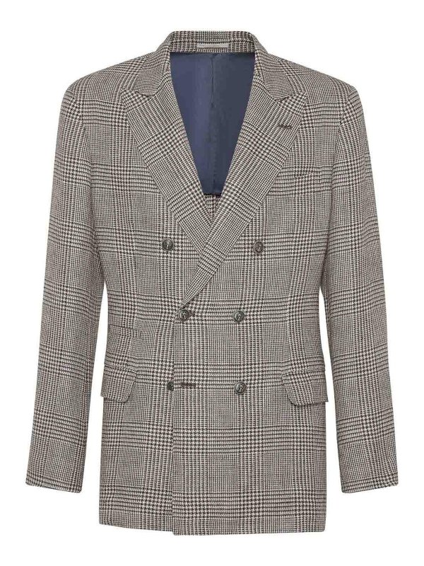 BRUNELLO CUCINELLI: Blazer - Blazer - Marrón