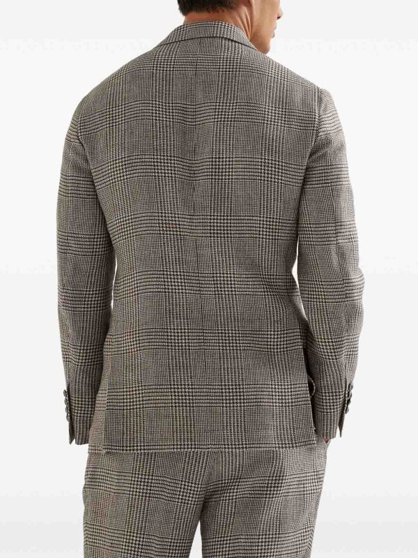 Blazer - Marrón shop online: BRUNELLO CUCINELLI