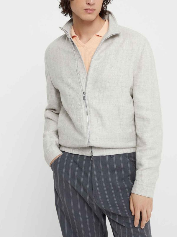 The Best Shops BRUNELLO CUCINELLI: ボンバージャケット - ボンバージャケット - グレー