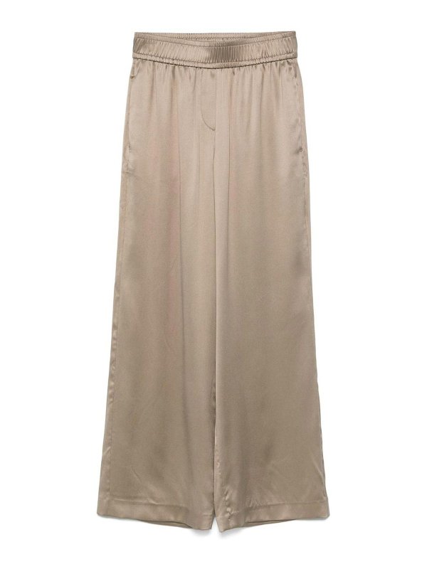 BRUNELLO CUCINELLI: カジュアルトラウザー - カジュアルパンツ - ベージュ