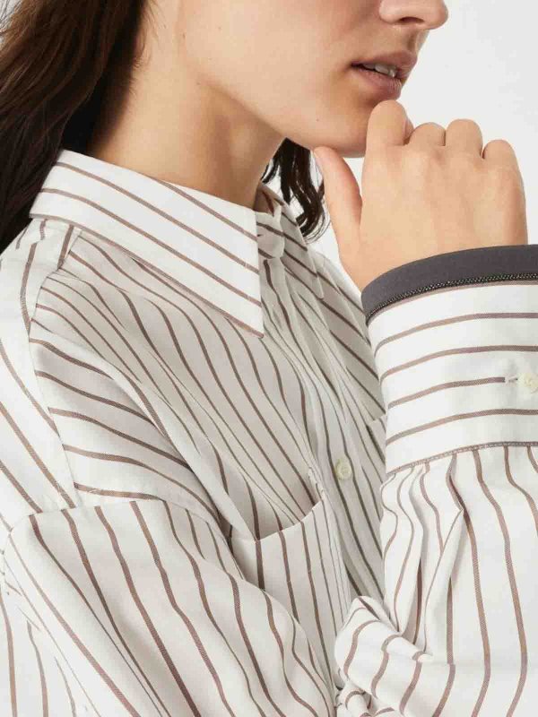 BRUNELLO CUCINELLI buy online シャツ - 白