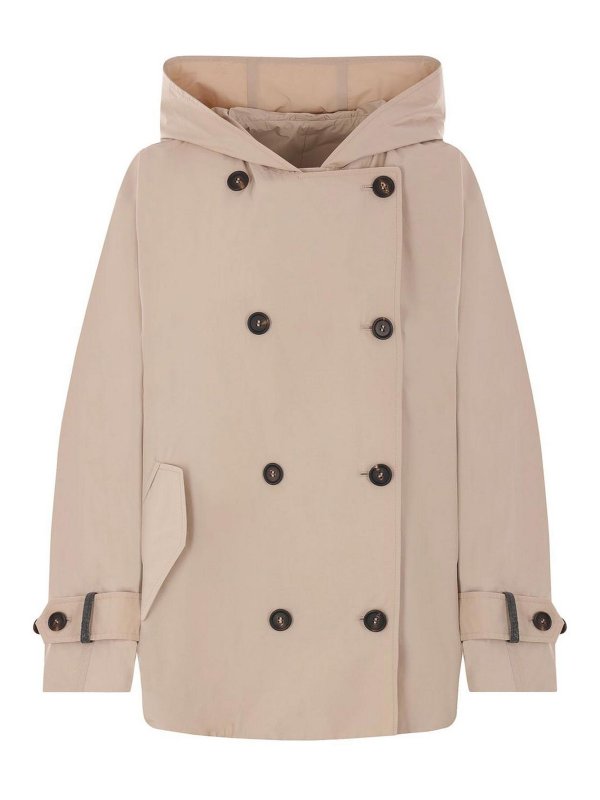BRUNELLO CUCINELLI: Parkas - Parka - Beige