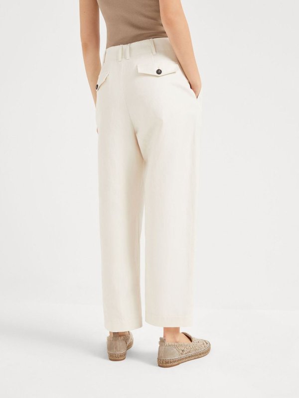 The Best Shops BRUNELLO CUCINELLI: casual trousers - Led with folds