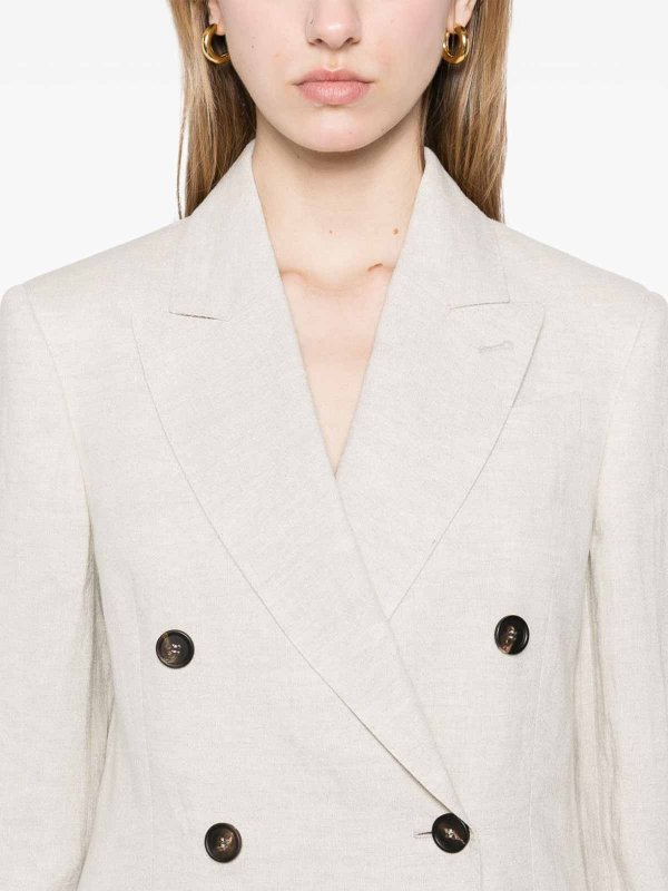 The Best Shops BRUNELLO CUCINELLI: Blazer - Blazer - Beige