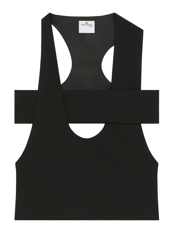 Courreges: トップス＆タンクトップ - トップ/タンクトップ - 黒