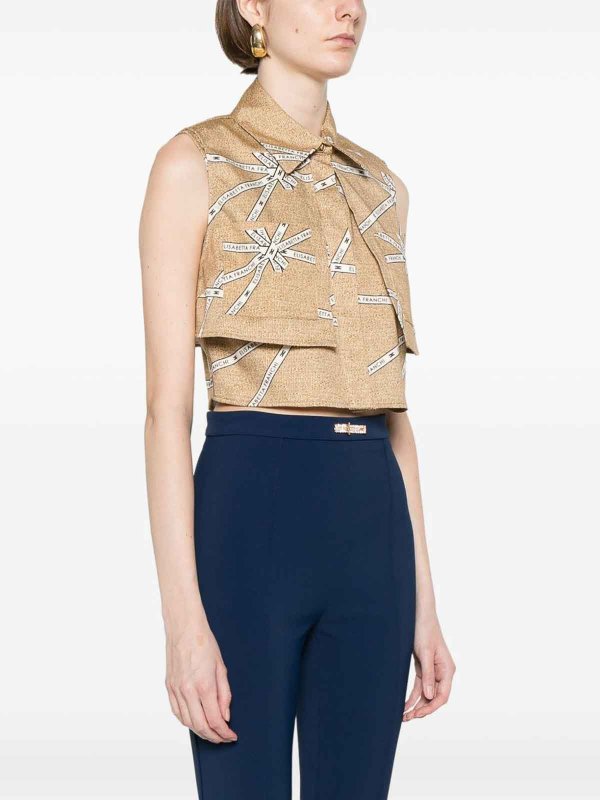 ELISABETTA FRANCHI: シャツ online - シャツ - ベージュ