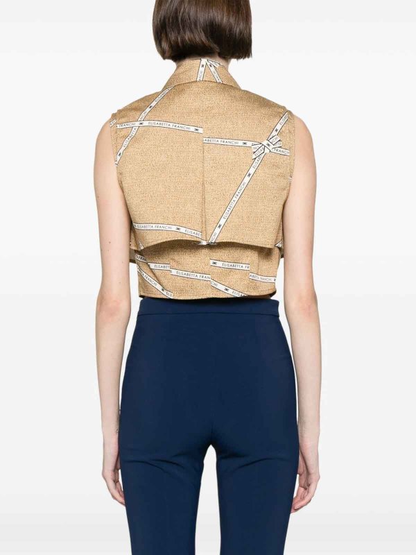 シャツ - ベージュ shop online: ELISABETTA FRANCHI