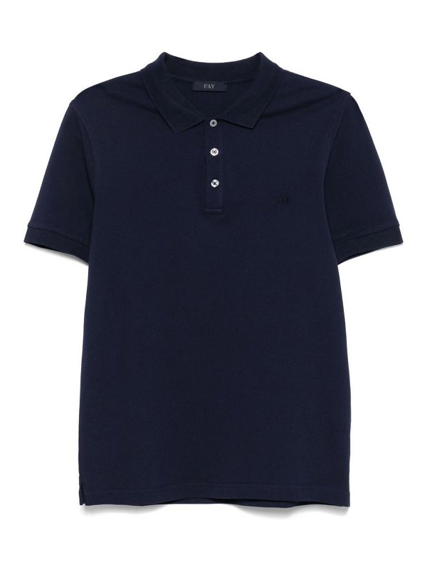 FAY: Poloshirts - Poloshirt - Blau