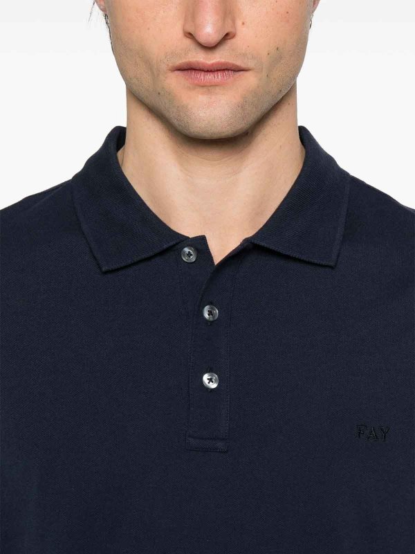 Poloshirt - Blau Replica 
online: FAY
