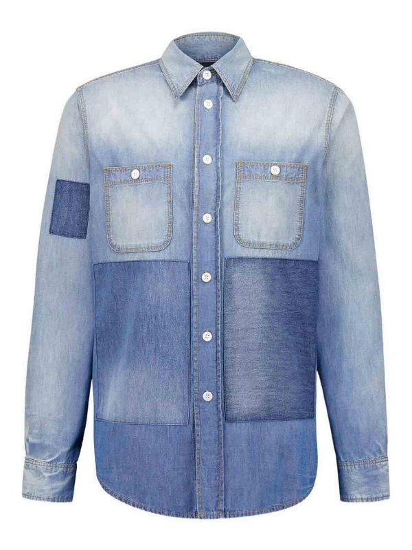 GIVENCHY: Hemden - Hemd - Blau