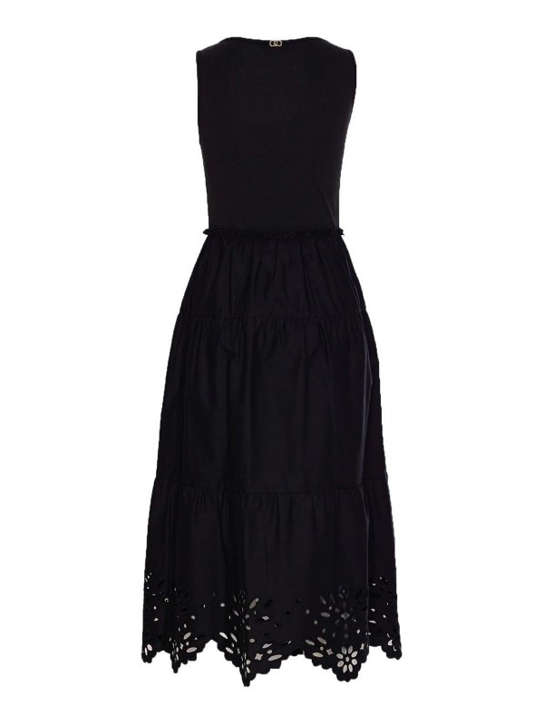 膝丈ドレス - 黒 shop online: Liu Jo