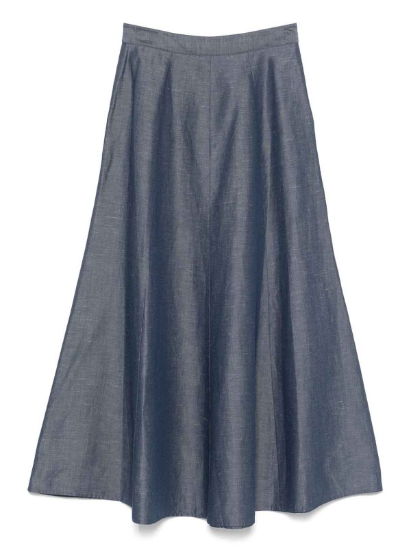 Liu Jo: ニーレングススカート＆ミディ丈 online - 膝丈/ミディスカート - ブルー