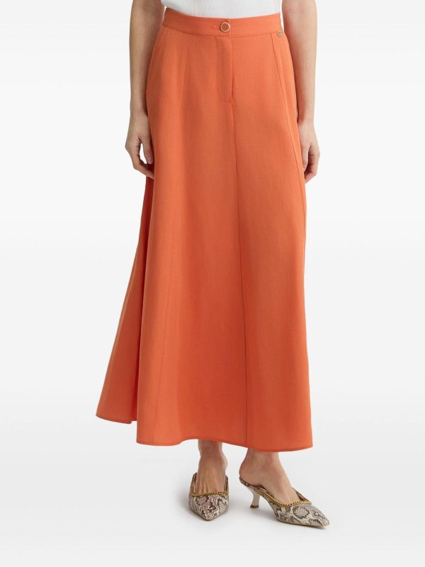 The Best Shops Liu Jo: 膝丈/ミディスカート - オレンジ