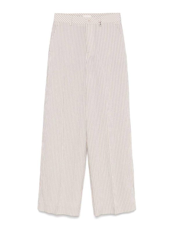 Liu Jo: カジュアルトラウザー - カジュアルパンツ - ベージュ