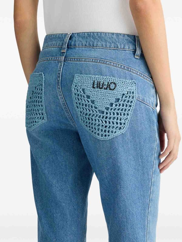 The Best Shops Liu Jo: ブーツカットジーンズ - ブーツカットジーンズ - ブルー