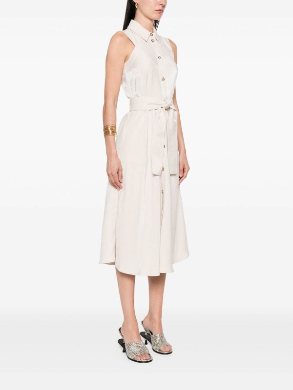 Liu Jo: ニーレングスドレス online - 膝丈ドレス - ベージュ