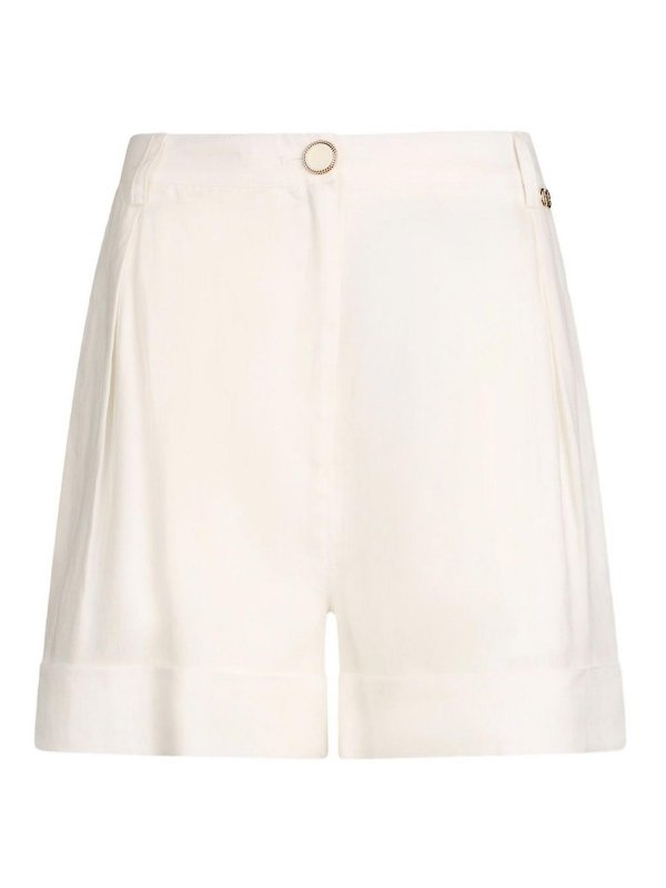 Liu Jo: トラウザーショーツ - ショートパンツ - 白