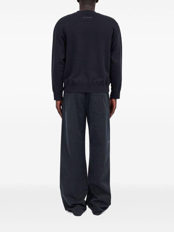 スウェットシャツ/セーター - 黒 shop online: MM6 MAISON MARGIELA