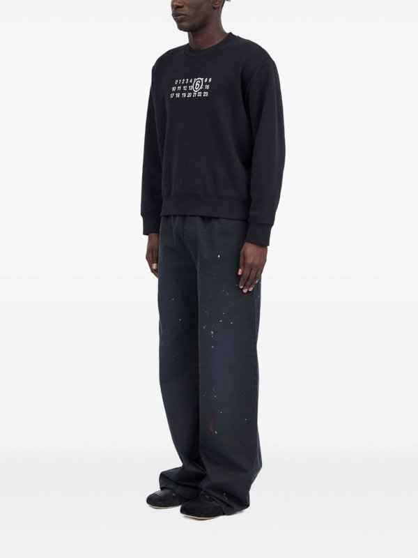 The Best Shops MM6 MAISON MARGIELA: スウェットシャツ/セーター - 黒