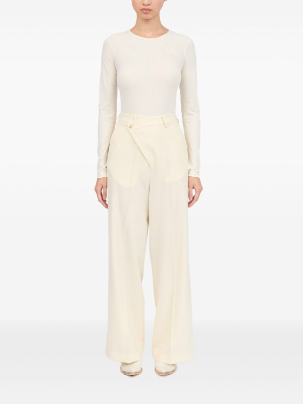 MM6 MAISON MARGIELA: pantaloni casual online - Pantaloni Con Chiusura Decentrata