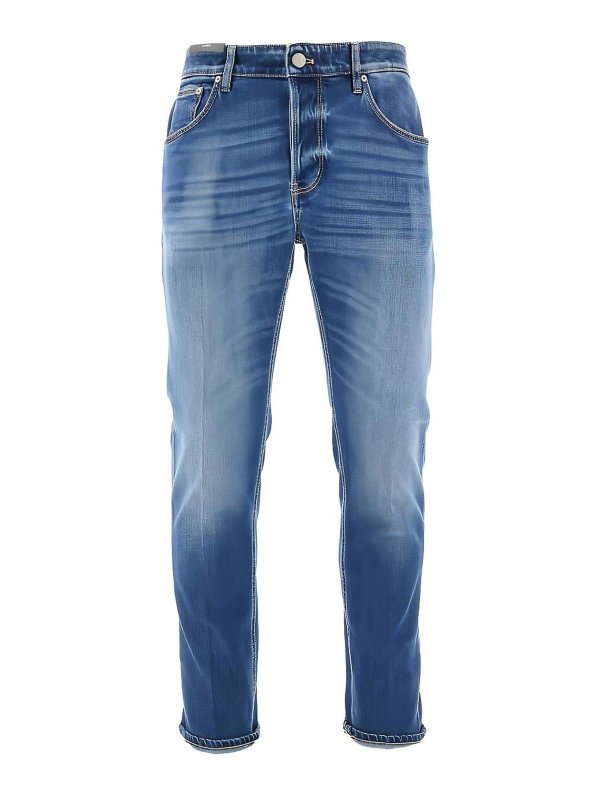 PT TORINO: ブーツカットジーンズ - ブーツカットジーンズ - ブルー