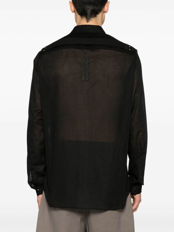 RICK OWENS: shirts online - Fogpocket shirt
