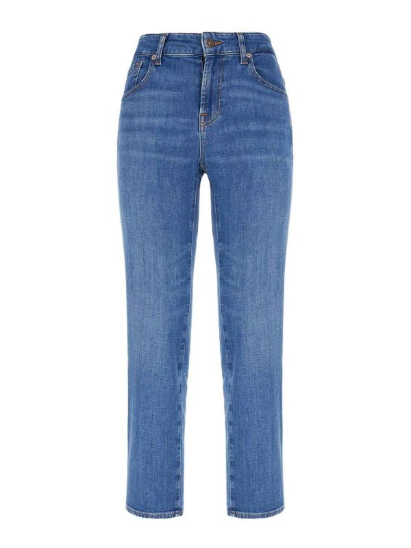 SEVEN: Jeans évasés - Jean Bootcut - Bleu