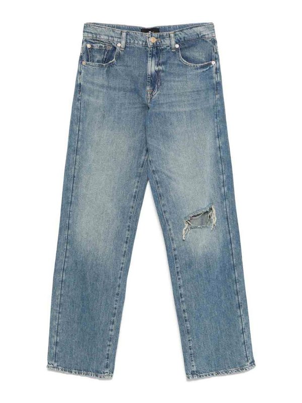 SEVEN: Bootcut - Bootcut Jeans - Blau