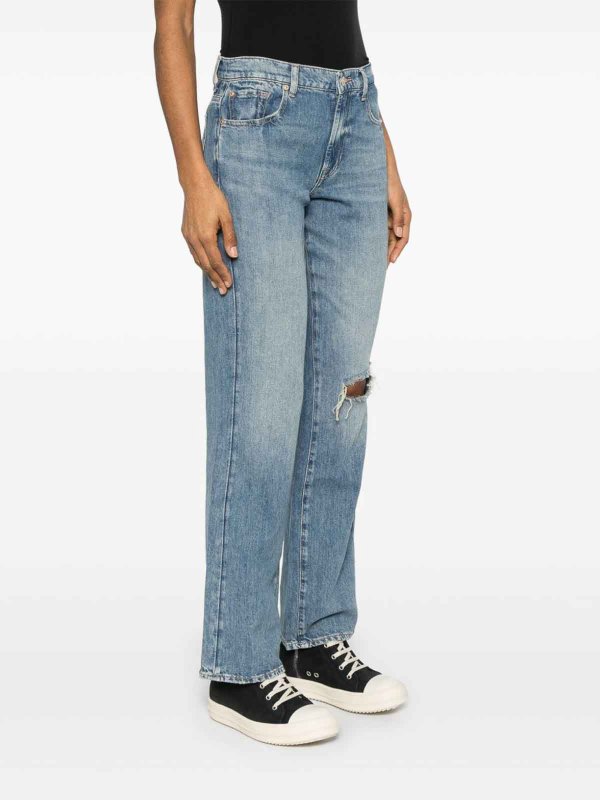 The Best Shops SEVEN: Bootcut - Bootcut Jeans - Blau