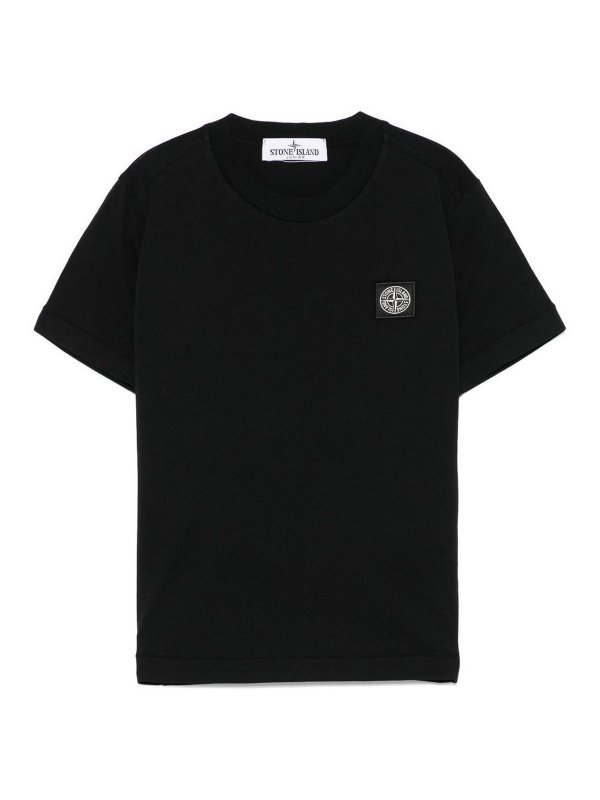 STONE ISLAND: T-shirts - T-Shirt - Noir