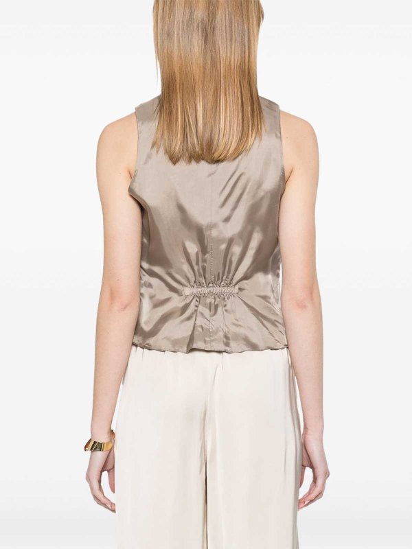 TAGLIATORE buy online ウェストコート/ジレ - グレー