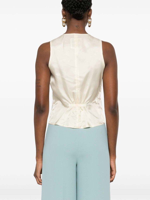 The Best Shops TAGLIATORE: Tops y camisetas sin mangas - Top - Beis