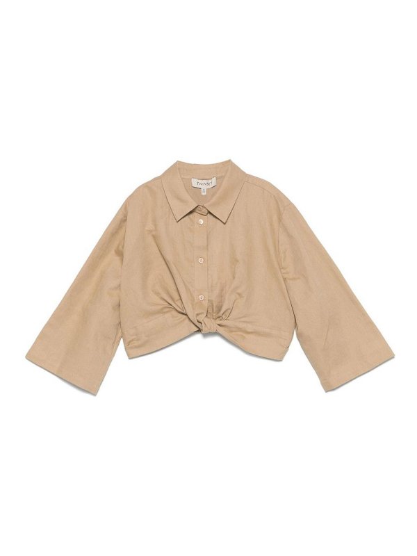 TWINSET: Hemden - Hemd - Beige
