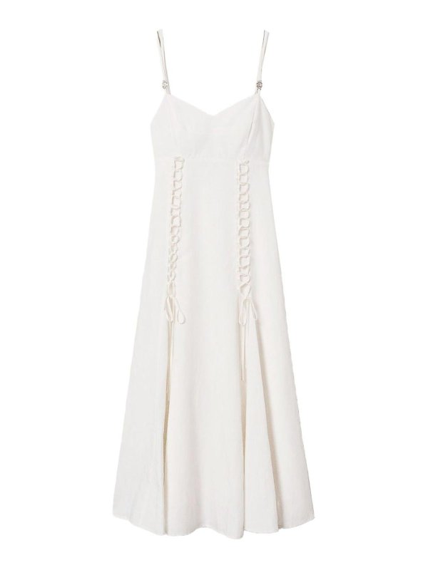 TWINSET: ショートドレス - ショートドレス - 白