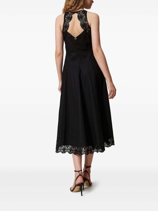 TWINSET: Knielange Kleider online - Midirock - Schwarz