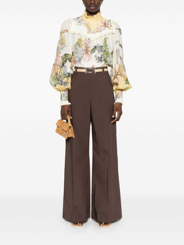 TWINSET: カジュアルトラウザー online - カジュアルパンツ - ブラウン