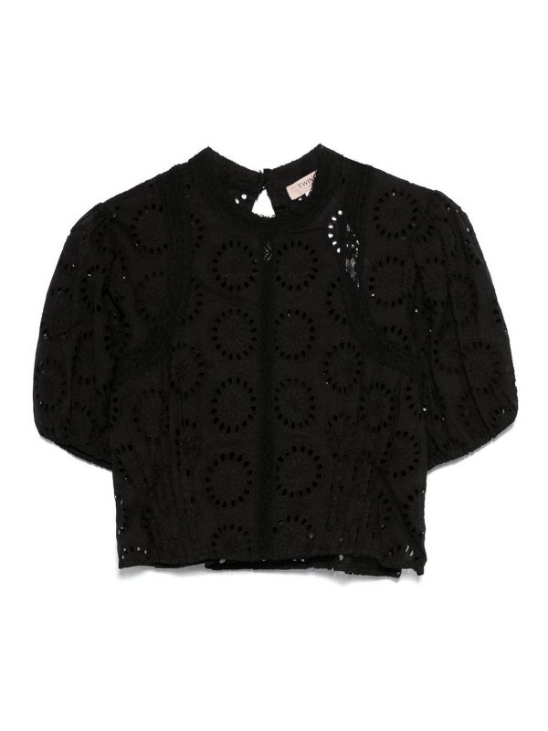 TWINSET: Blusen - Bluse - Schwarz
