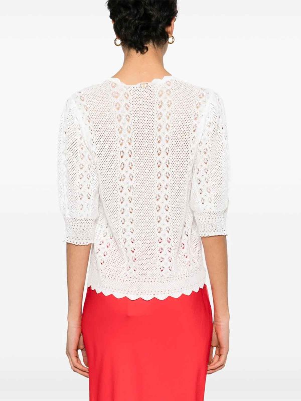 U-Boot-Pullover - Weiß shop online: TWINSET