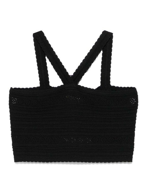 TWINSET: Tops und Tank Tops - Top - Schwarz