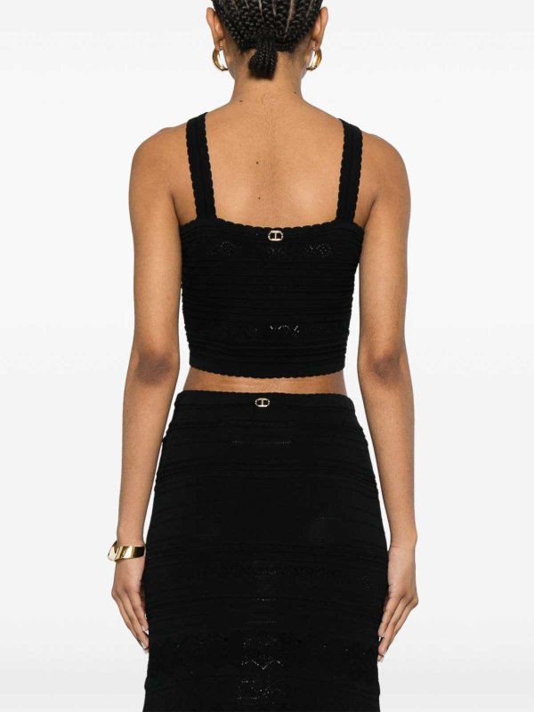 The Best Shops TWINSET: Tops und Tank Tops - Top - Schwarz