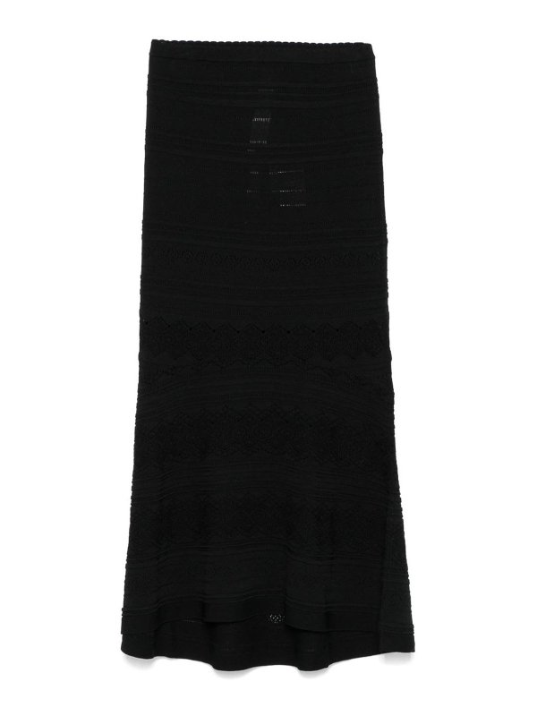 TWINSET: U-Boot-Ausschnitt - U-Boot-Pullover - Schwarz